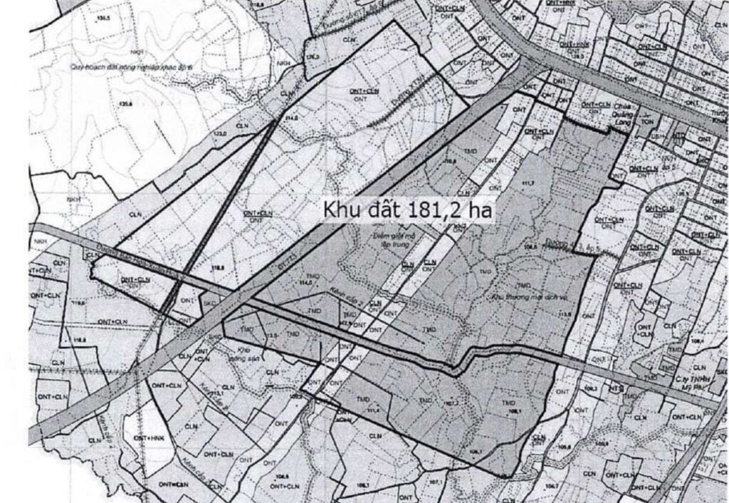 Quỹ đất lợi thế của tuyến DT773