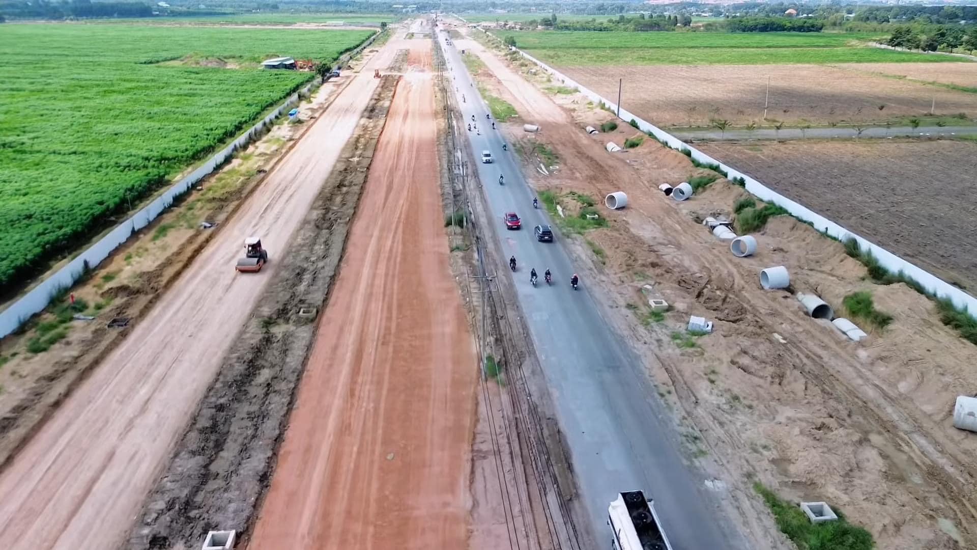 Đoạn 1 đang được thi công náo nhiệt