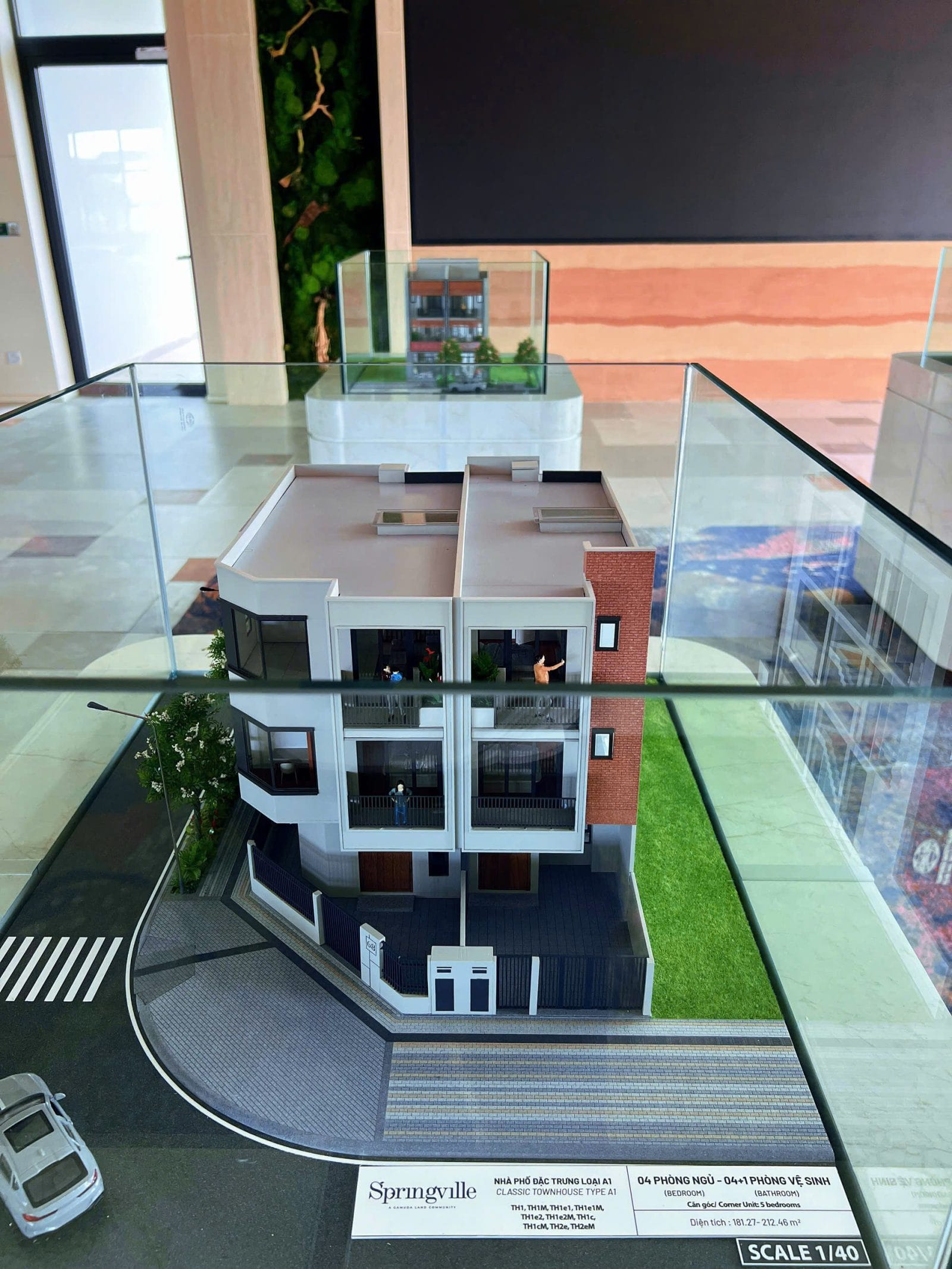 Mẫu nhà phố căn góc 